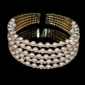 Exquisite Pearl Cuff Bracelet